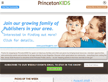 Tablet Screenshot of princetonkids.com